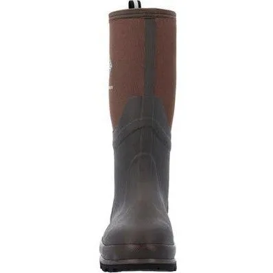 Muck Men's Chore Cool 16" Steel Toe Waterproof Work Boot - Brown - CSCTSteel