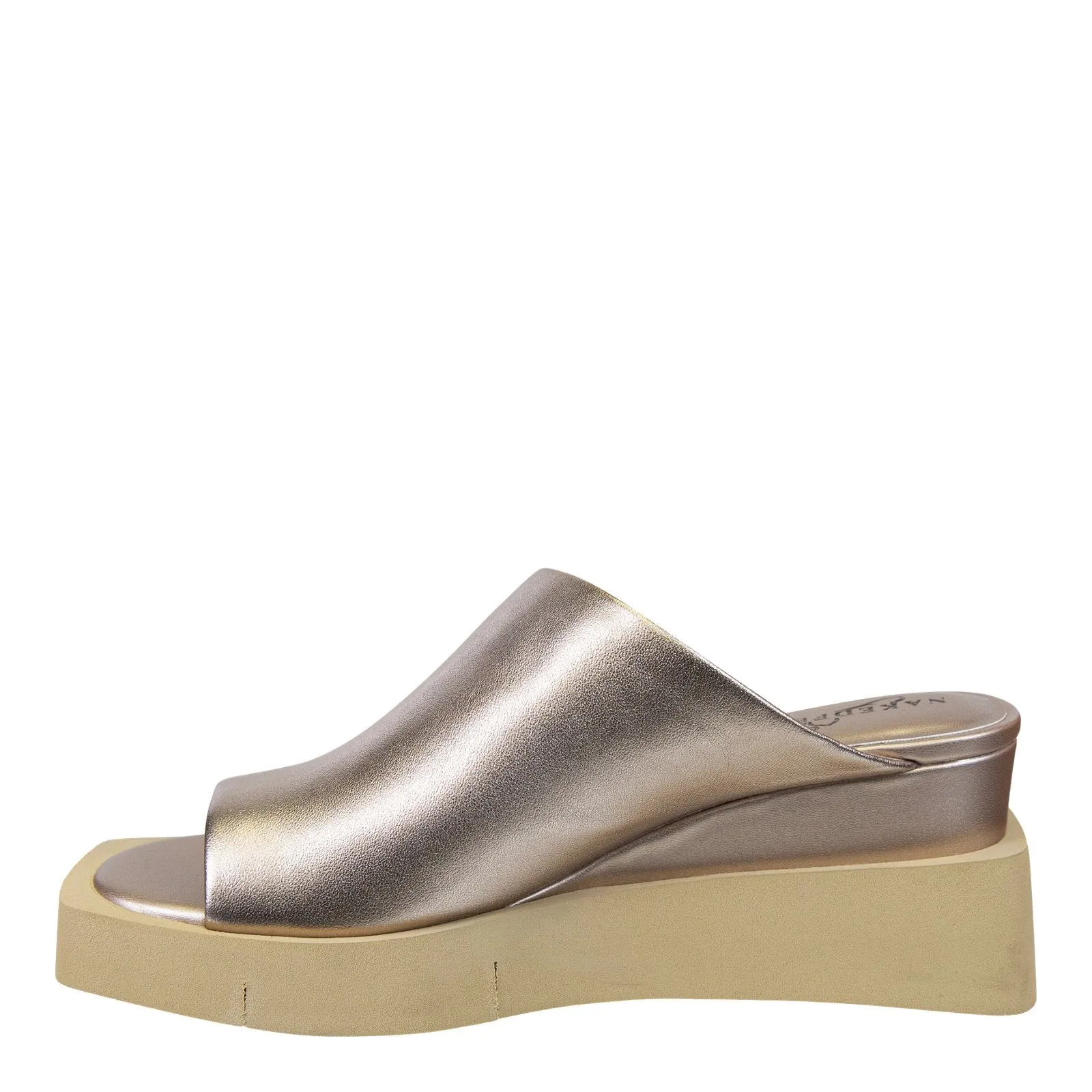 Naked Feet: INFINITY in ROSE GOLD Wedge Sandals
