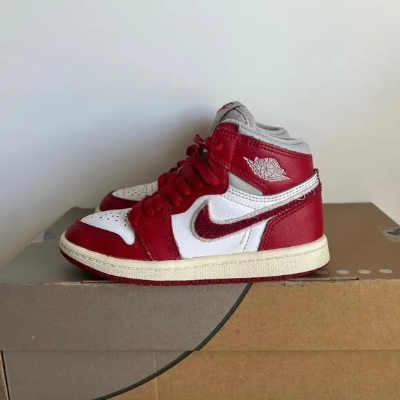 Nike Air Jordan 1 Retro High OG Varcity Red Kids Sneakers- SZ 11.5 C