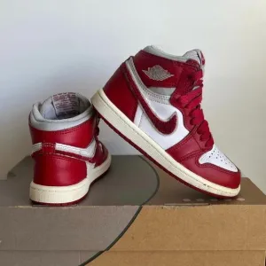 Nike Air Jordan 1 Retro High OG Varcity Red Kids Sneakers- SZ 11.5 C
