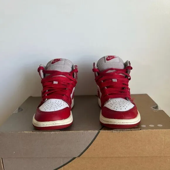 Nike Air Jordan 1 Retro High OG Varcity Red Kids Sneakers- SZ 11.5 C