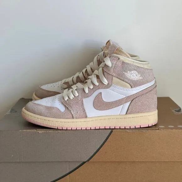 Nike Air Jordan 1 Retro High OG ‘Washed Pink’ Kids Sneakers FD2597-600- SZ 2 Y