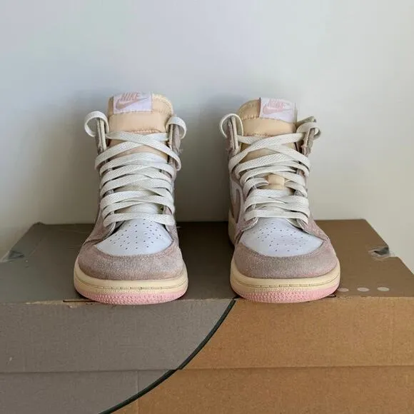Nike Air Jordan 1 Retro High OG ‘Washed Pink’ Kids Sneakers FD2597-600- SZ 2 Y