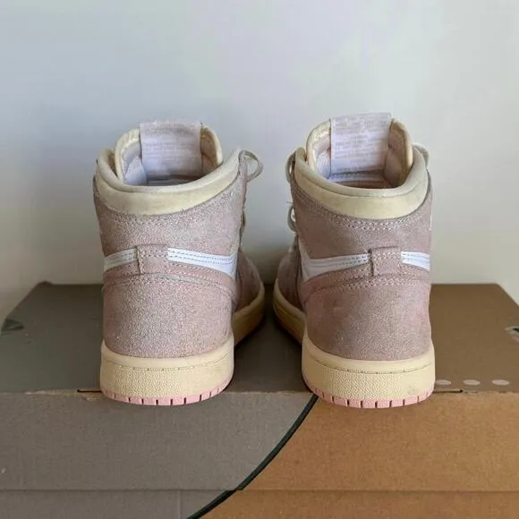 Nike Air Jordan 1 Retro High OG ‘Washed Pink’ Kids Sneakers FD2597-600- SZ 2 Y
