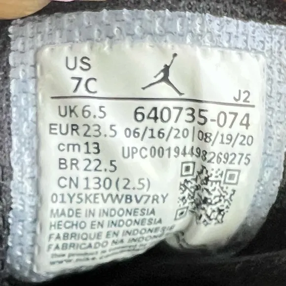Nike Air Jordan 1 Retro Mid “Banned” Toddler Sneakers- SZ 7 C