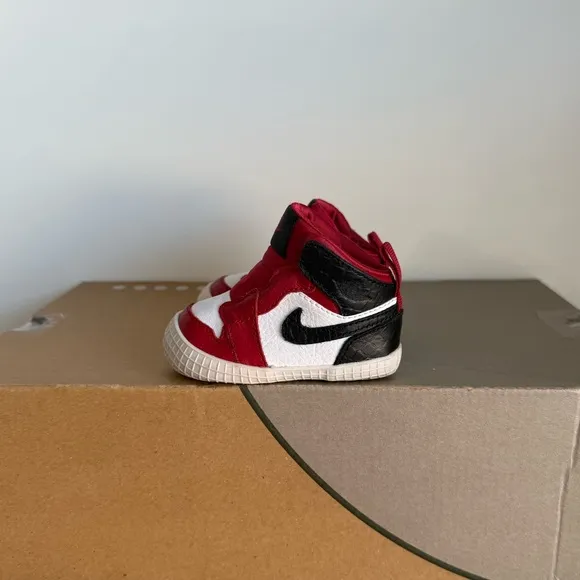 ❣️Nike Air Jordan 1 Retro OG Crib Bootie ‘Satin Snake’ Sneakers - SZ 2 C