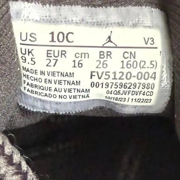 Nike Air Jordan 11 Retro Low ‘Space Jam’ Toddler Sneakers - Size 10 C