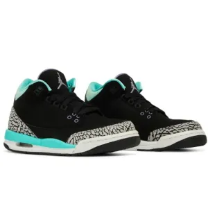 NIKE AIR JORDAN | Retro 3 black/mint sneakers mid tops