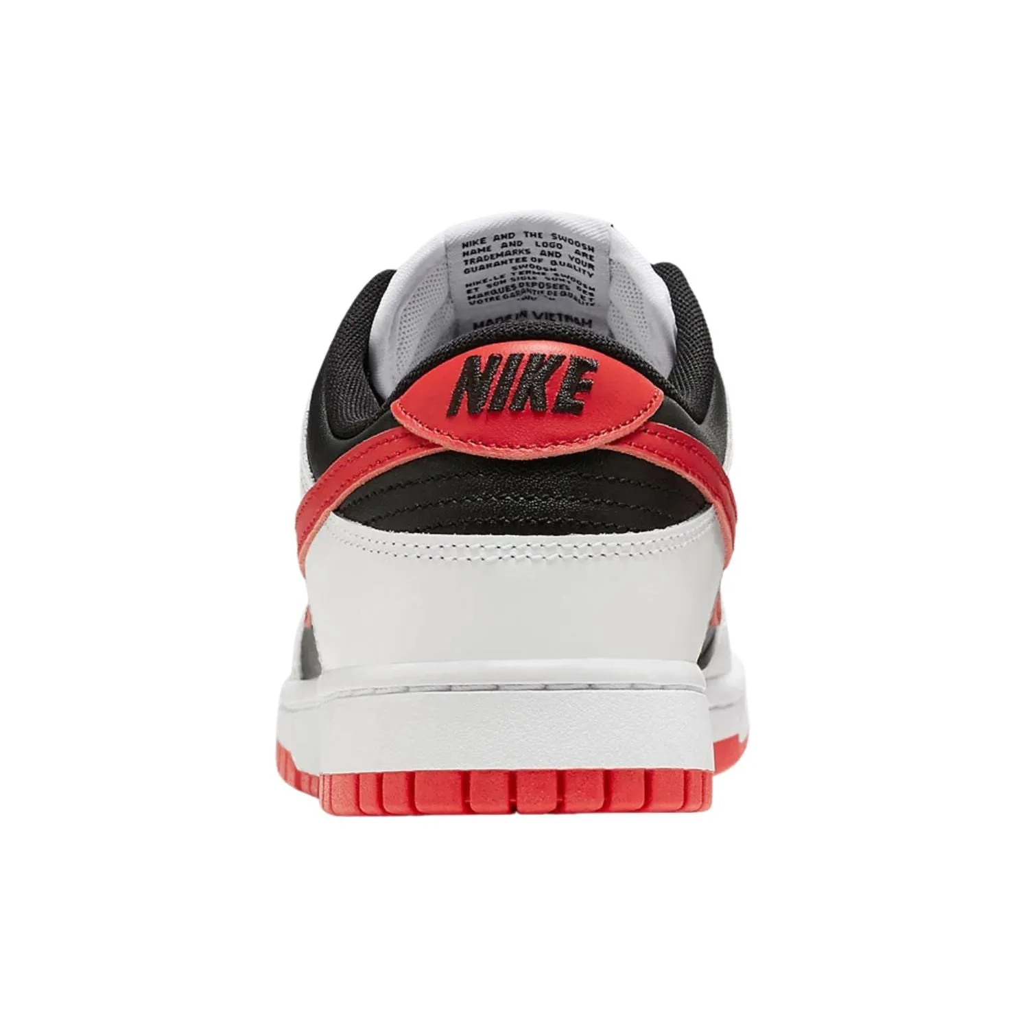 Nike Dunk Low Retro White Black University Red