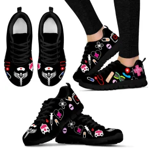 Nurse Women's Sneakers Black Soles