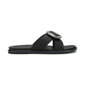 OluKai Women's La`i Slide Sandals - Lava Rock