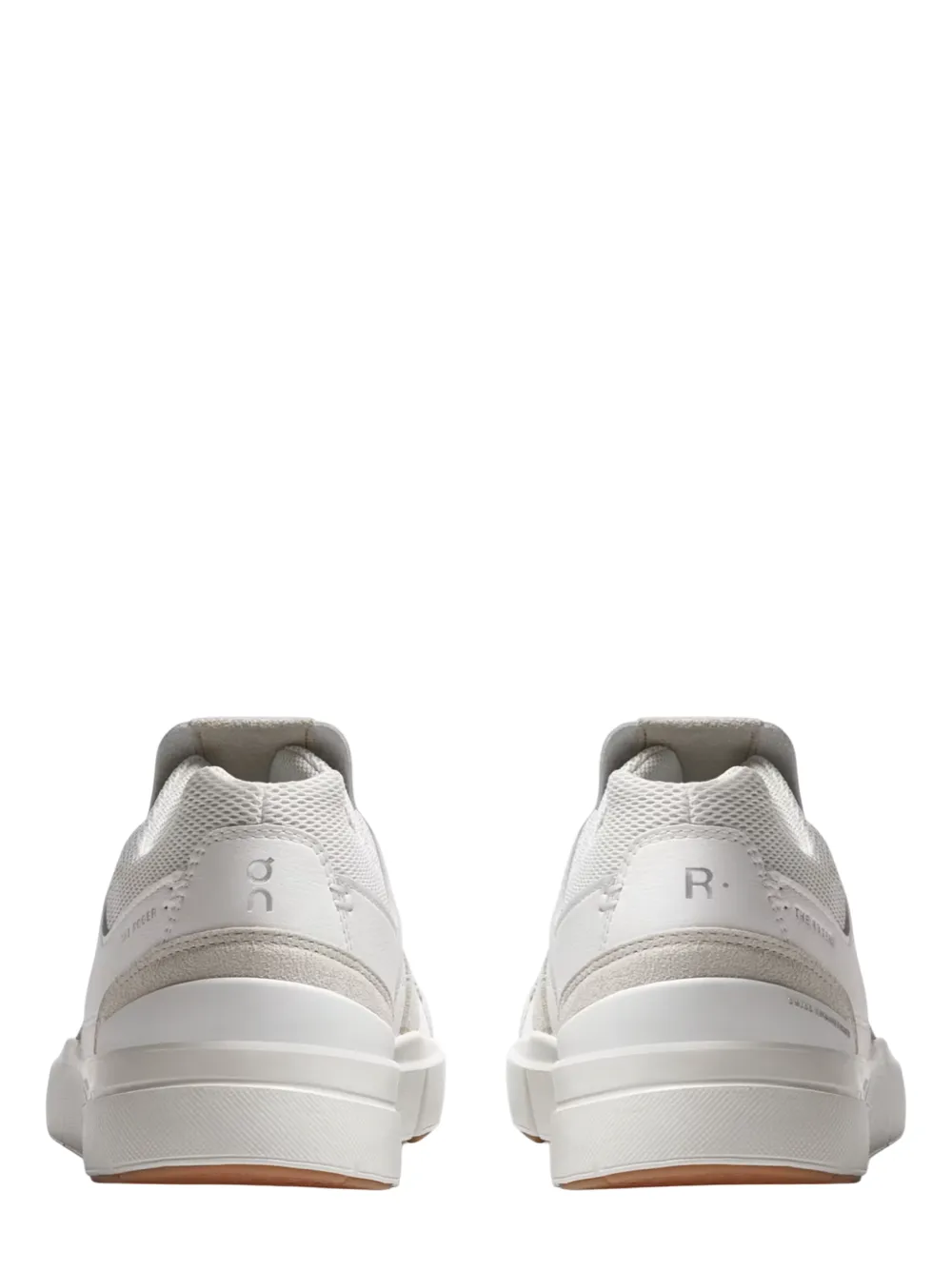 On Running Women's The Roger Clubhouse Sneaker in White/Sand