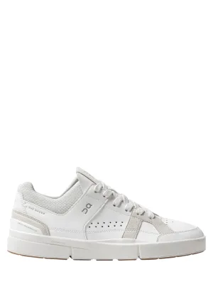 On Running Women's The Roger Clubhouse Sneaker in White/Sand