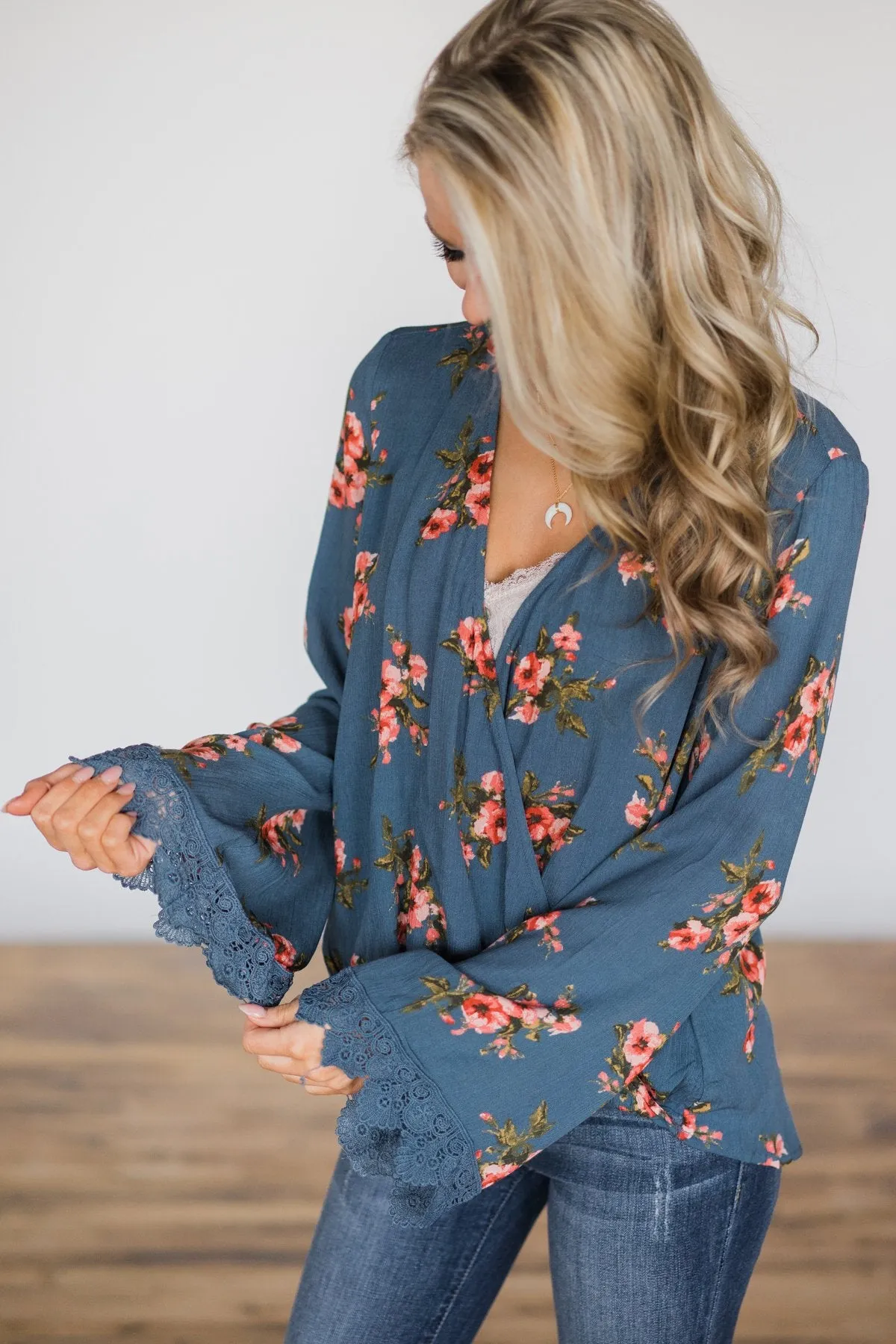 One Last Change Floral Top