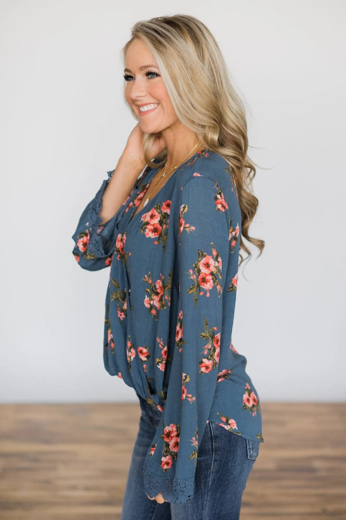 One Last Change Floral Top