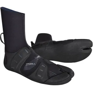 O'Neill Mutant 6/5/4mm Split Toe Wetsuit Boots - Black/Graphite