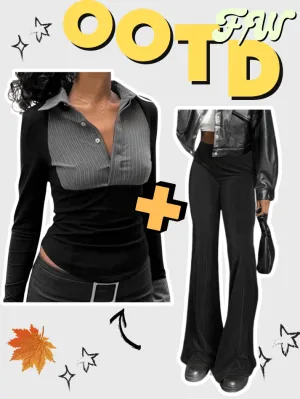 OOTD 119:Two-piece set included