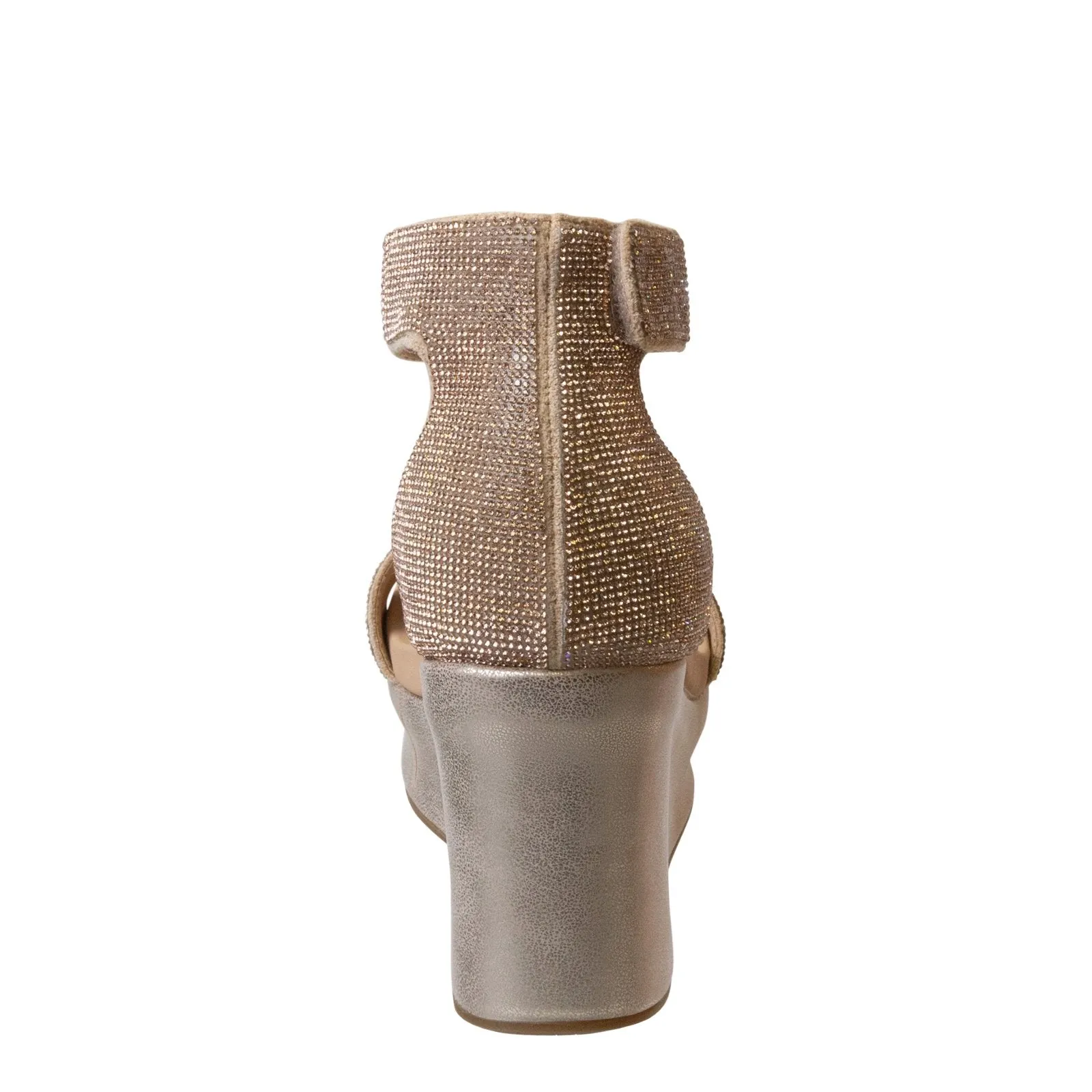 OTBT - STATUS in ROSE GOLD Wedge Sandals