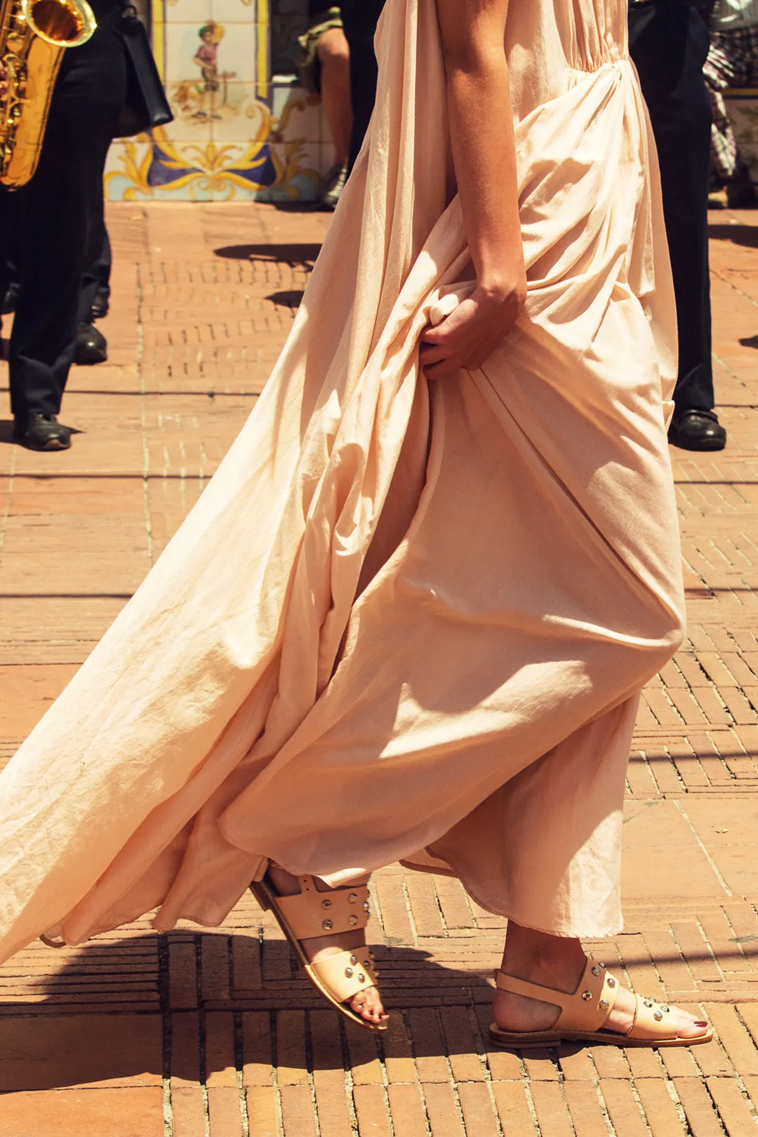 Ottavia szegecses szandál