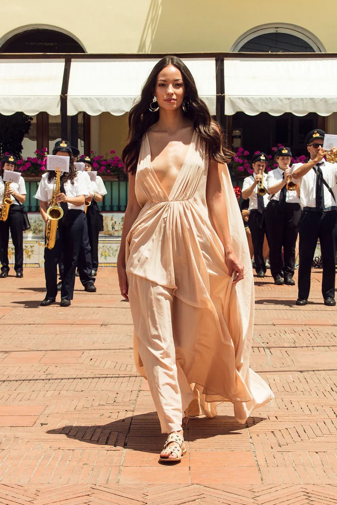 Ottavia szegecses szandál
