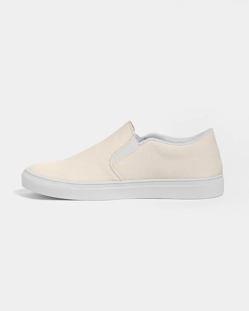 Pale Orange Slip-On Canvas Sneakers | Men's | Bright Pale Orange | C0M5Y10K0