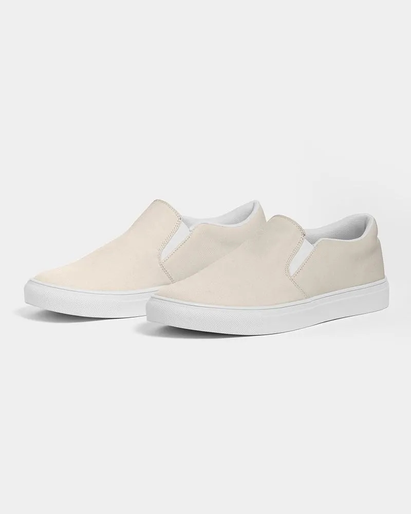 Pale Orange Slip-On Canvas Sneakers | Men's | Bright Pale Orange | C0M5Y10K0