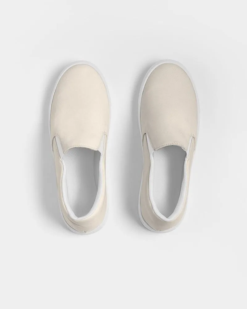 Pale Orange Slip-On Canvas Sneakers | Men's | Bright Pale Orange | C0M5Y10K0