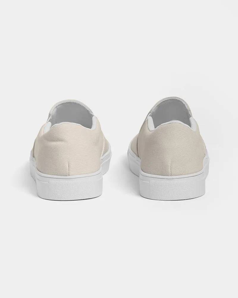 Pale Orange Slip-On Canvas Sneakers | Men's | Bright Pale Orange | C0M5Y10K0