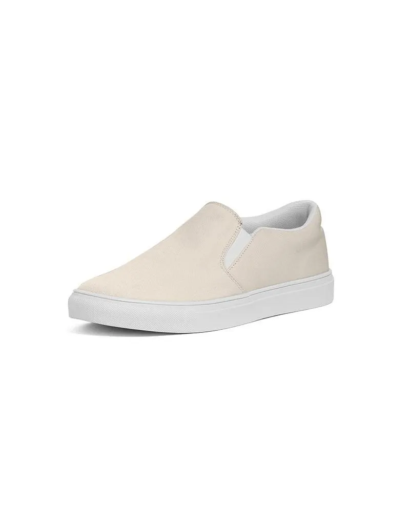 Pale Orange Slip-On Canvas Sneakers | Men's | Bright Pale Orange | C0M5Y10K0