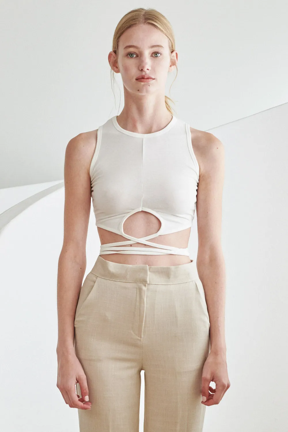 Pao Wrap String Top