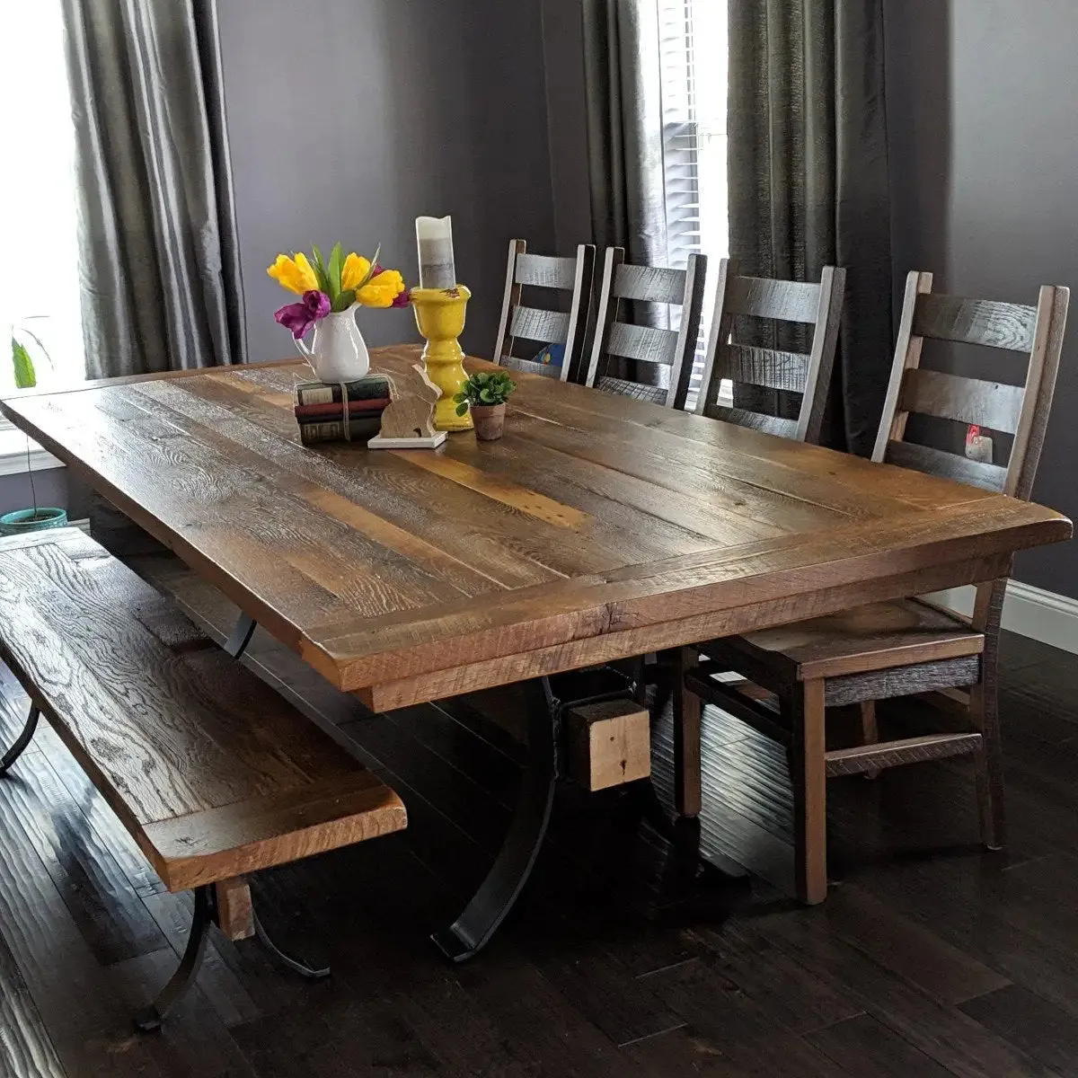 Pierce Reclaimed Barnwood Dining Table