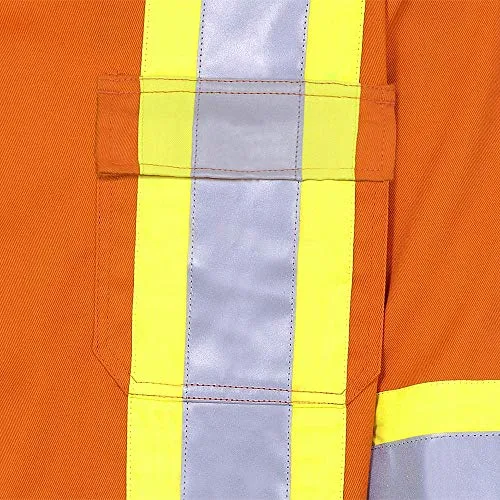 Pioneer CSA 100% Cotton Lightweight High Visibility Work Safety Shirt, Ultra-Cool