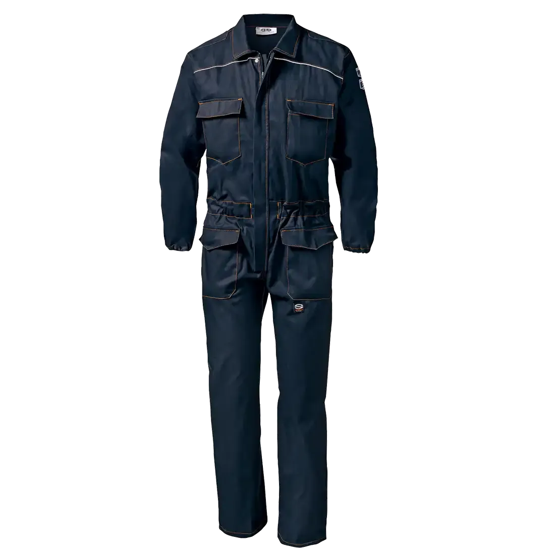 POLYTECH COVERALL - Reflective Piping - Antistatic Fabric - Flame Resistant