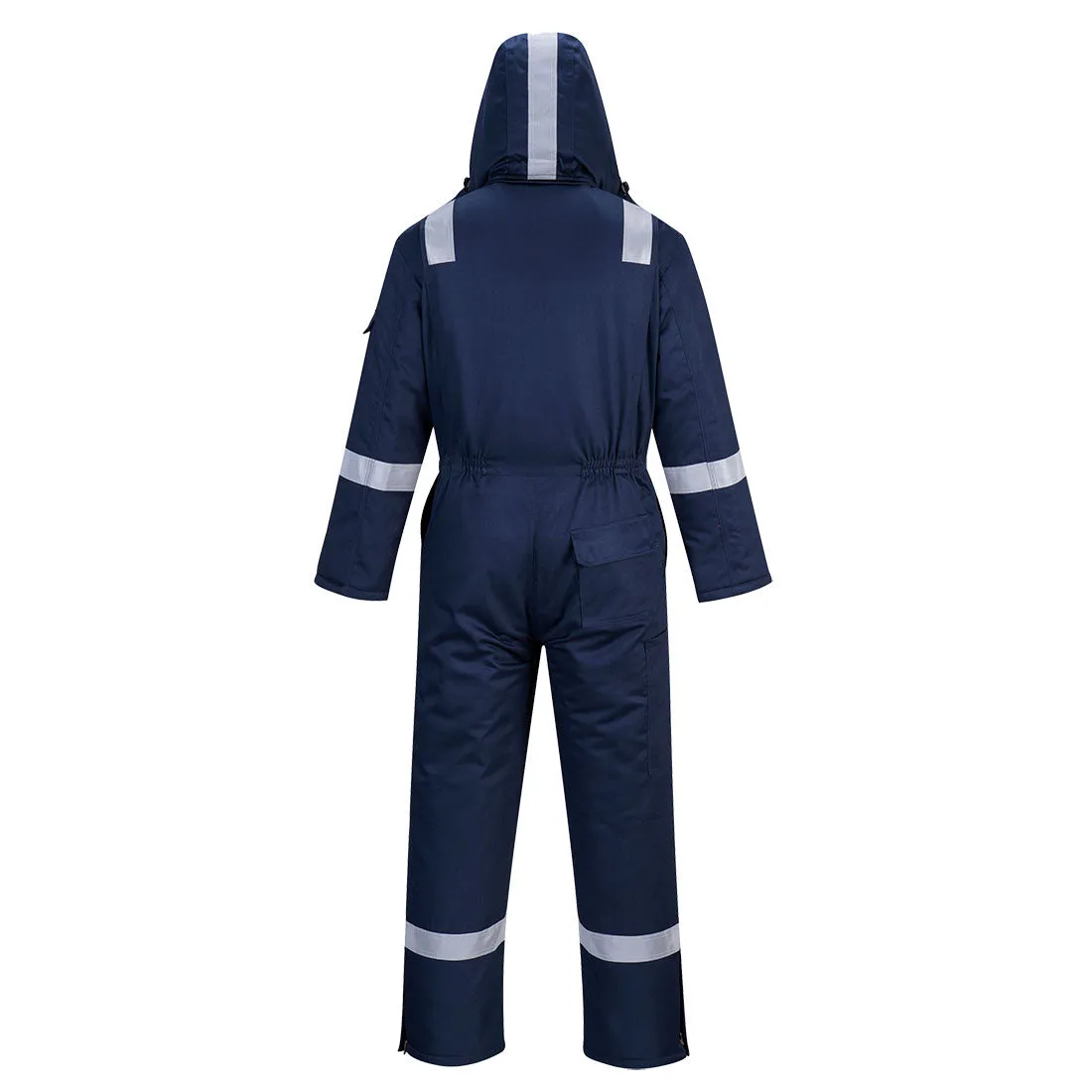 Portwest FR53 FR Anti-Static Insulated Coverall Navy