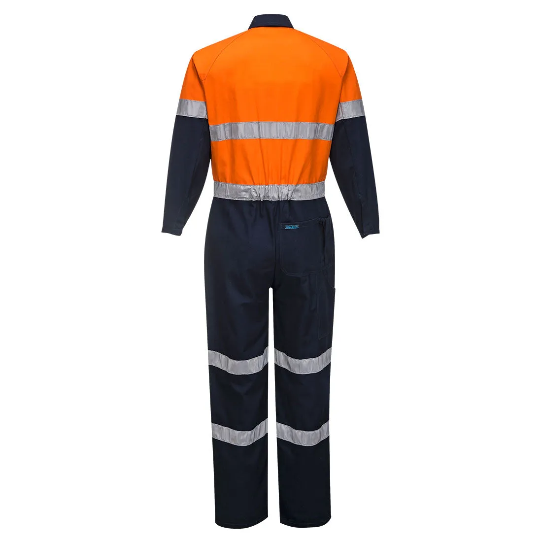 Portwest Hi Vis 2 Tone Regular Weight Coveralls c/w Reflective Tape MA931