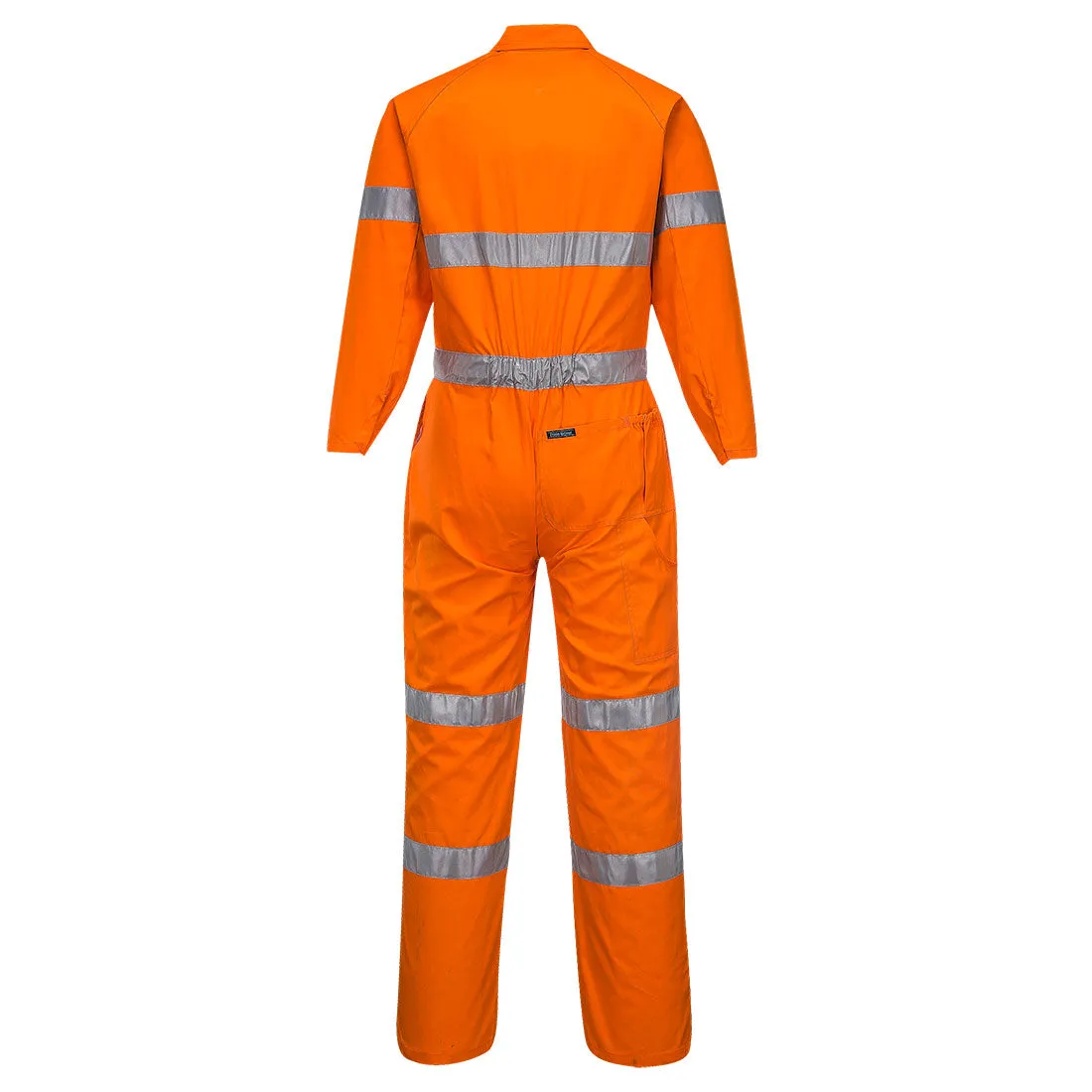 Portwest Hi Vis Lightweight Orange Coveralls c/w Reflective Tape MA922