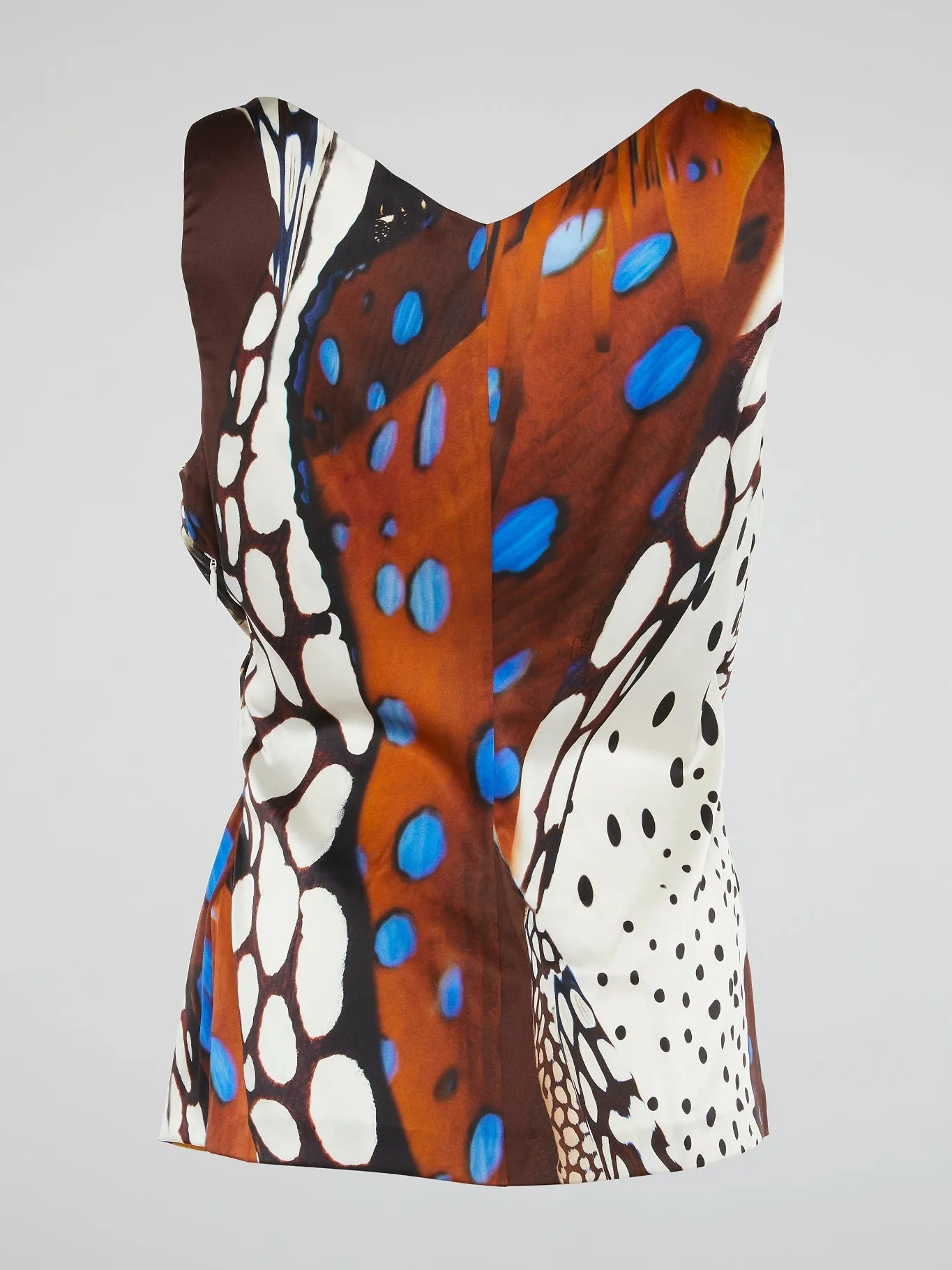 Printed Wrap Top