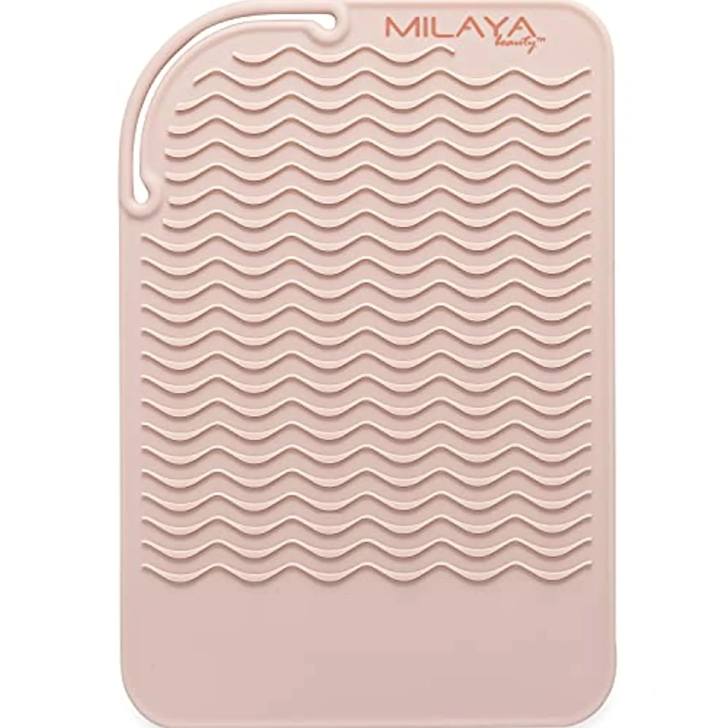 Professional Large Silicone Heat Resistant Styling Station Mat for All Hair Irons, Curling Iron, Straightener Pad, Iron Flat Hair, Hair Tools Appliances Hair Dryer Salon Tools Hair Stylist - Rose Gold