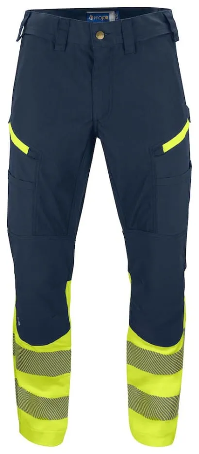 Projob Hi Vis Workwear 6528 Stretch Service Trousers class1