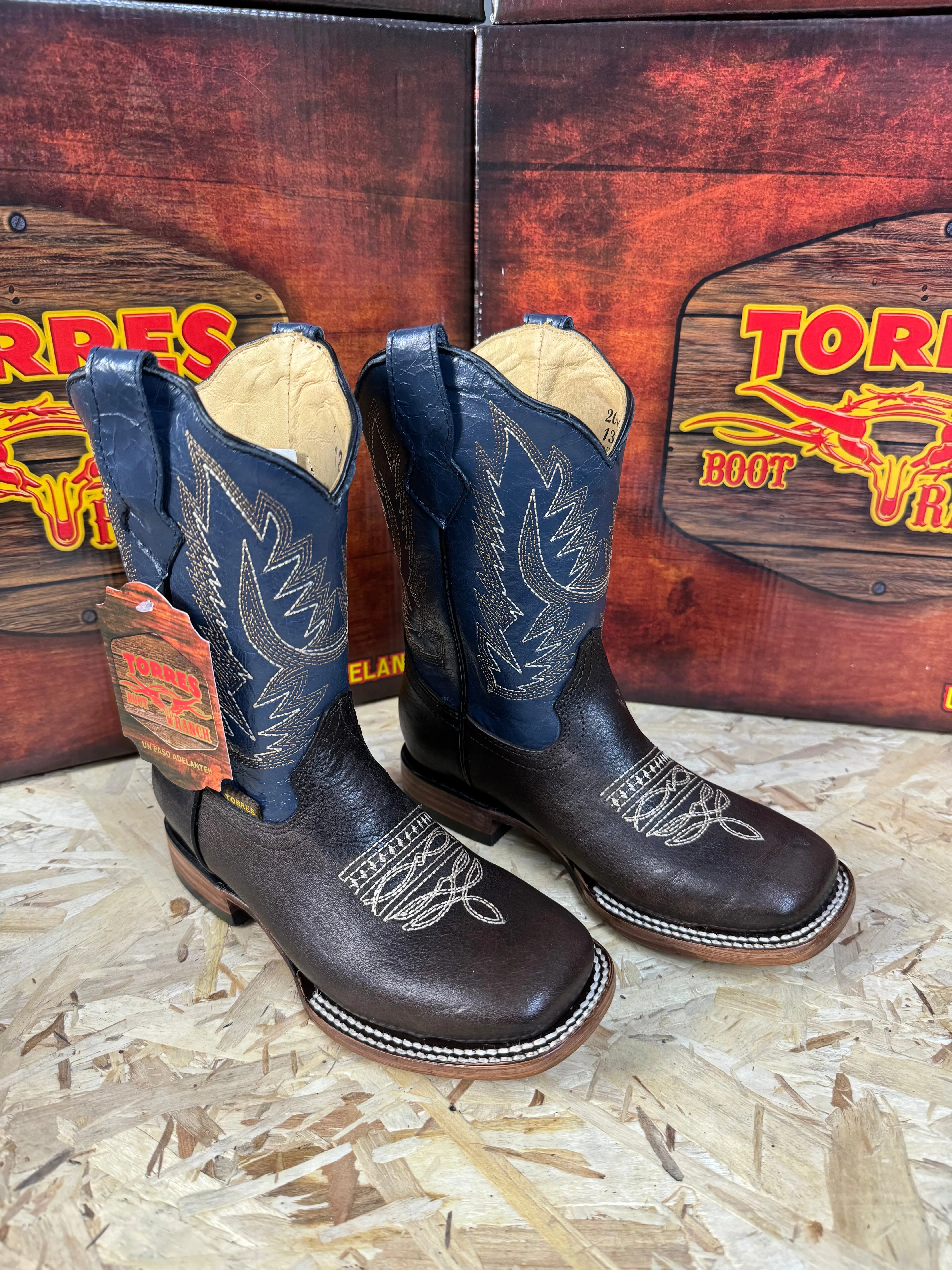 PULL UP CHOCOLATE KIDS TORRES BOOTS TBR0361