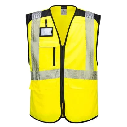 PW3 Hi Vis Executive Vest Hi Viz Vest Zipped PW309