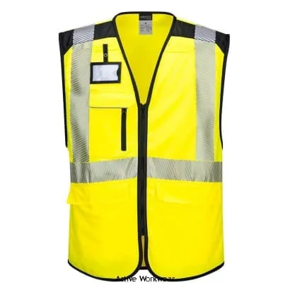 PW3 Hi Vis Executive Vest Hi Viz Vest Zipped PW309