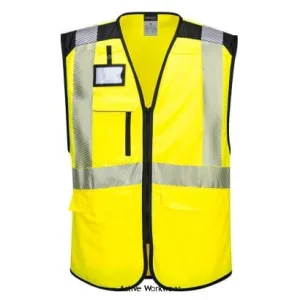 PW3 Hi Vis Executive Vest Hi Viz Vest Zipped PW309