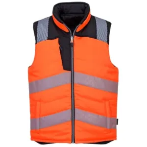 PW3 Segmented Hi Vis Bodywarmer-Gilet Class 2- Portwest PW374
