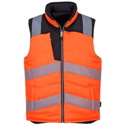 PW3 Segmented Hi Vis Bodywarmer-Gilet Class 2- Portwest PW374