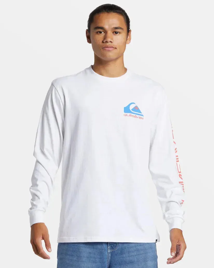 Quiksilver Men's Comp Logo Long Sleeve Tee