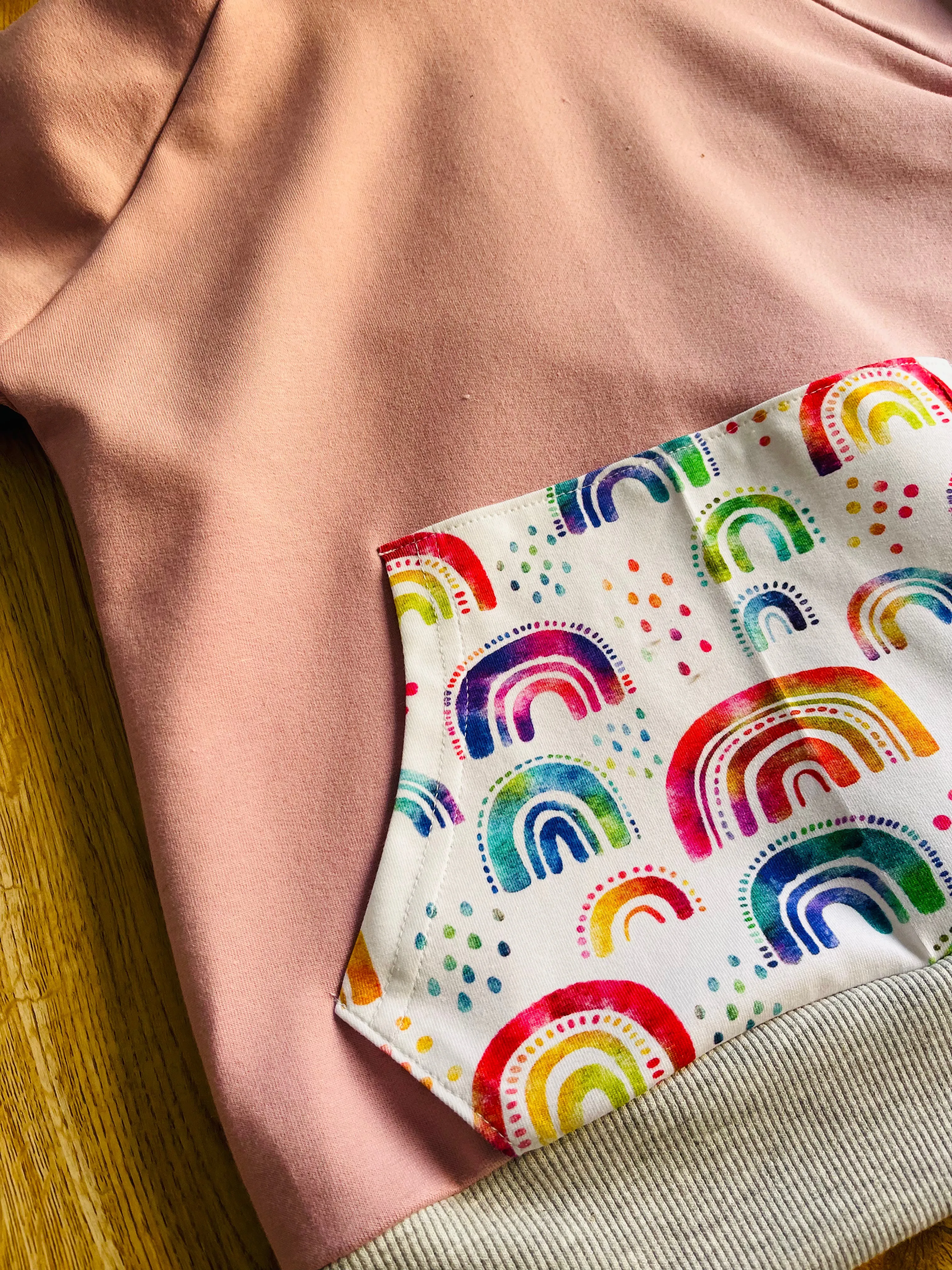 Rainbow Hoodie - Age 6