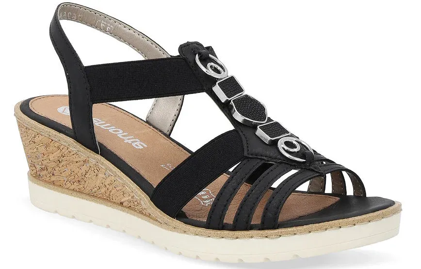 REMONTE- WOMEN'S R6264-00 SANDAL