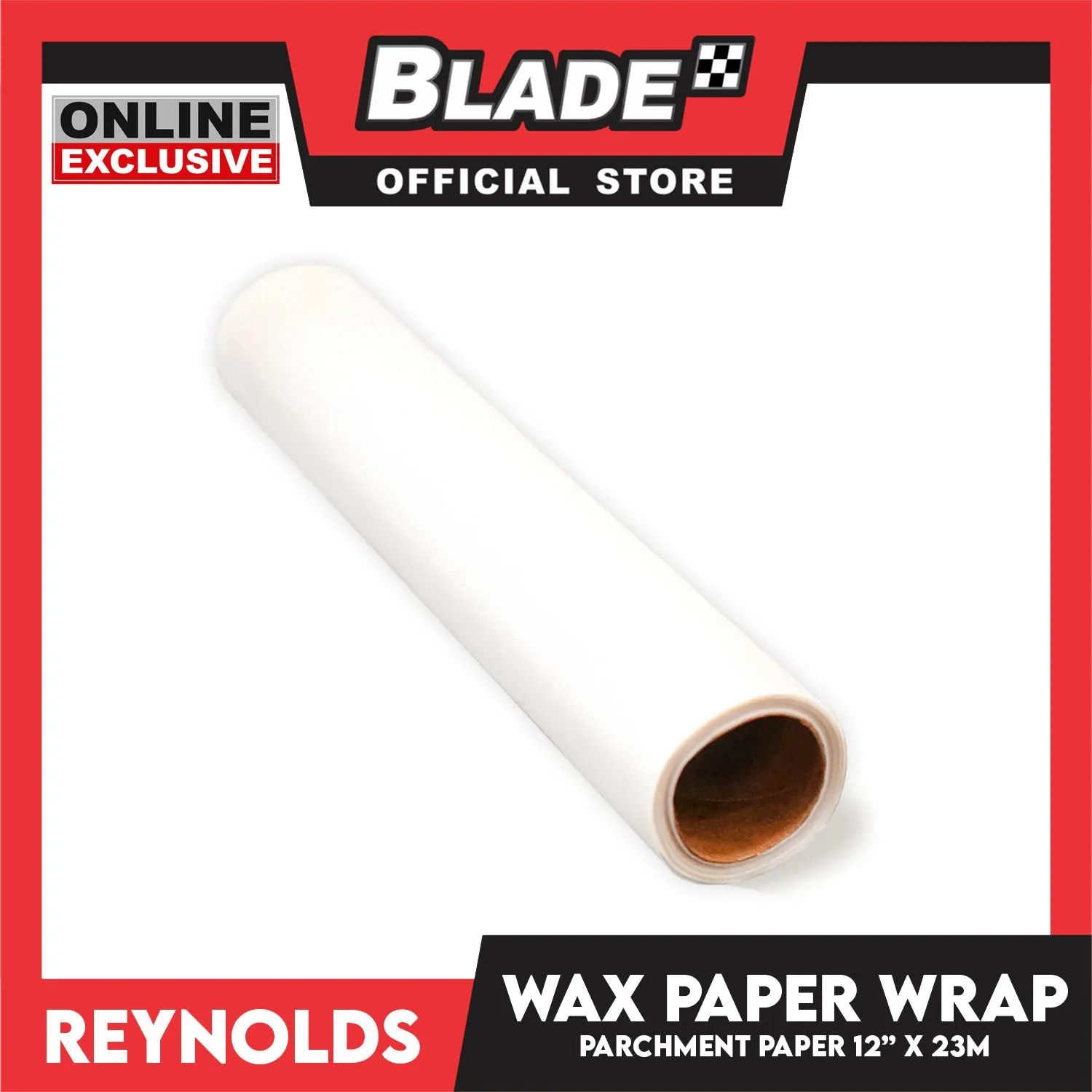 Reynolds Cut-Rite Wax Paper 12'' x 23m Parchment Paper Wrap for Snacks