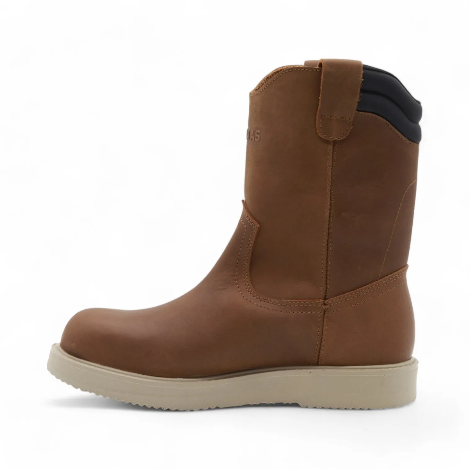 Rooper Men's Ocher Leather Steel Toe Boots